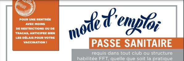 Protocole FFT Pass Sanitaire