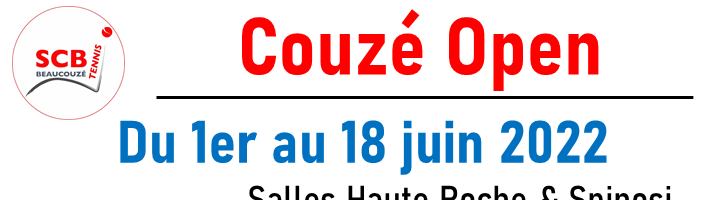 Open couzé 2022