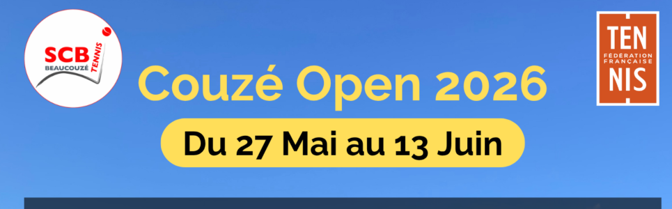 Affiche Couzé Open 2026_2